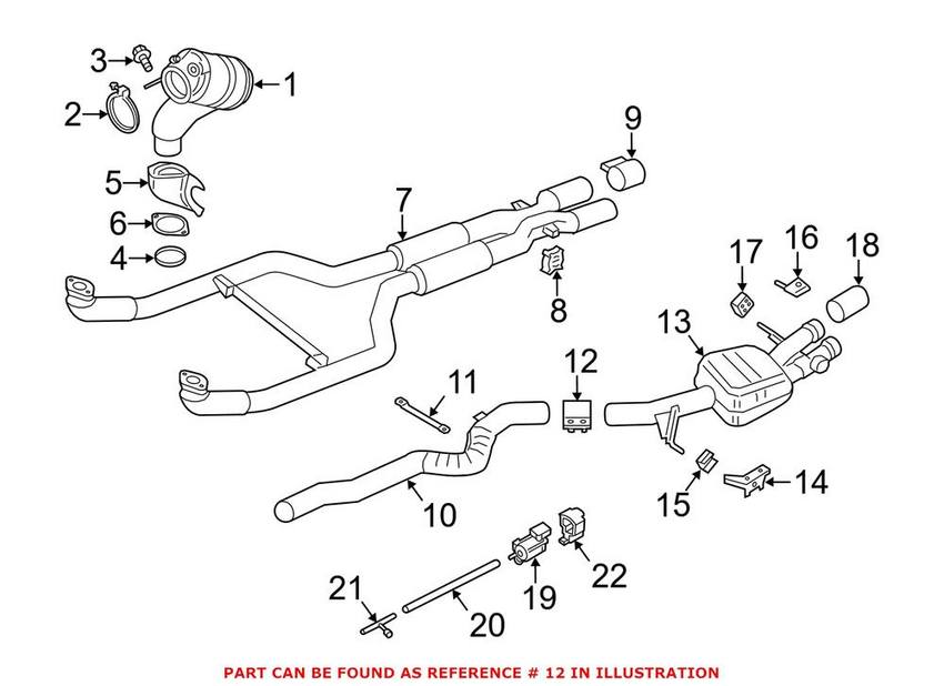 BMW Exhaust Clamp (80mm) 18307560815